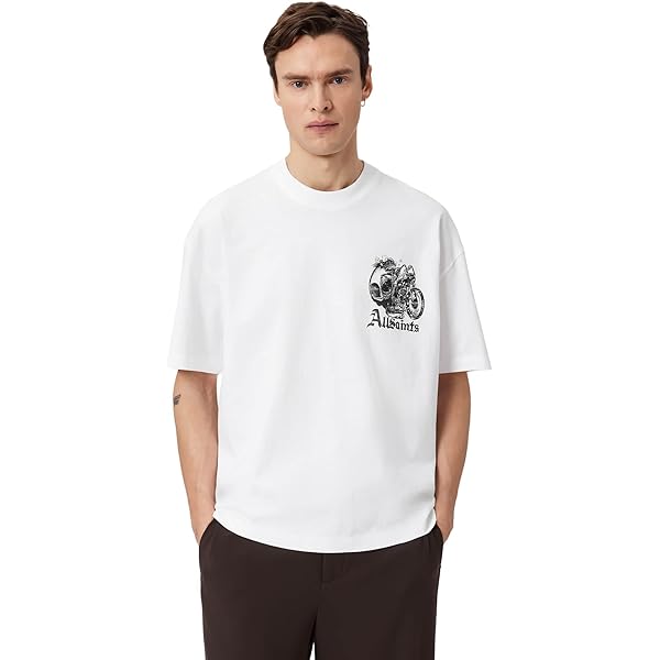 【4枚セット】ALLSAINTS ポロシャツ/Tシャツ AllSaints redact ss Crew | Amazon.com